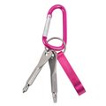 Home Plus Aluminum Pink Carabiner Key Chain H0005